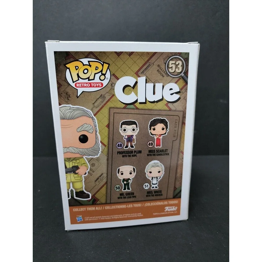 Colonel Mustard with Revolver Vinyl Figure Funko Pop #53